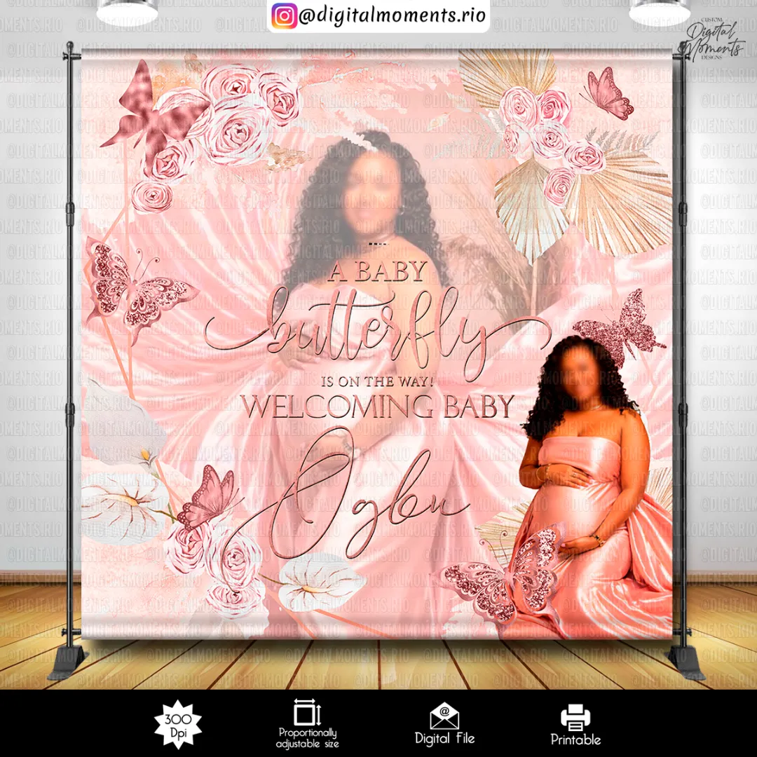 Custom Baby Shower Backdrop