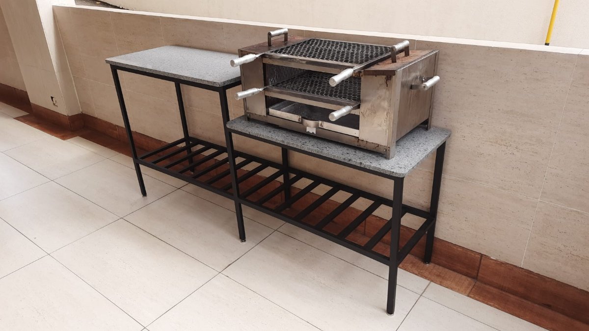 Bancada para churrasqueira